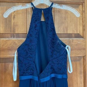 Navy blue formal dress